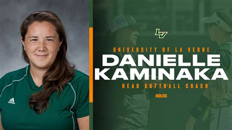 Danielle Kaminaka Named La Verne Softball Head。